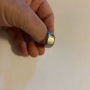 Men’s stainless steel ring. Size 9